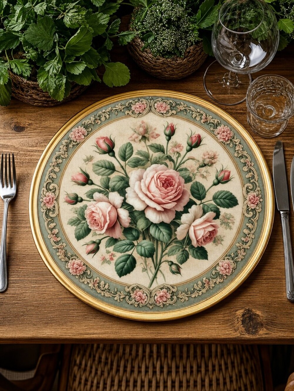 Stunning 4 Piece Vikama Dining Table Mats 15"